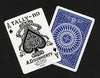 Jeu de cartes Tally Ho Poker Circle - Bleu